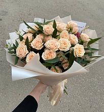 Букет Кремовые розы Латте в Кстово