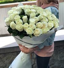 Букет 35 Белых роз #REPLACE_PRED# Кстово