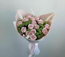 Букет цветов из:  Розы и Хризантемы #REPLACE_PRED# Кстово