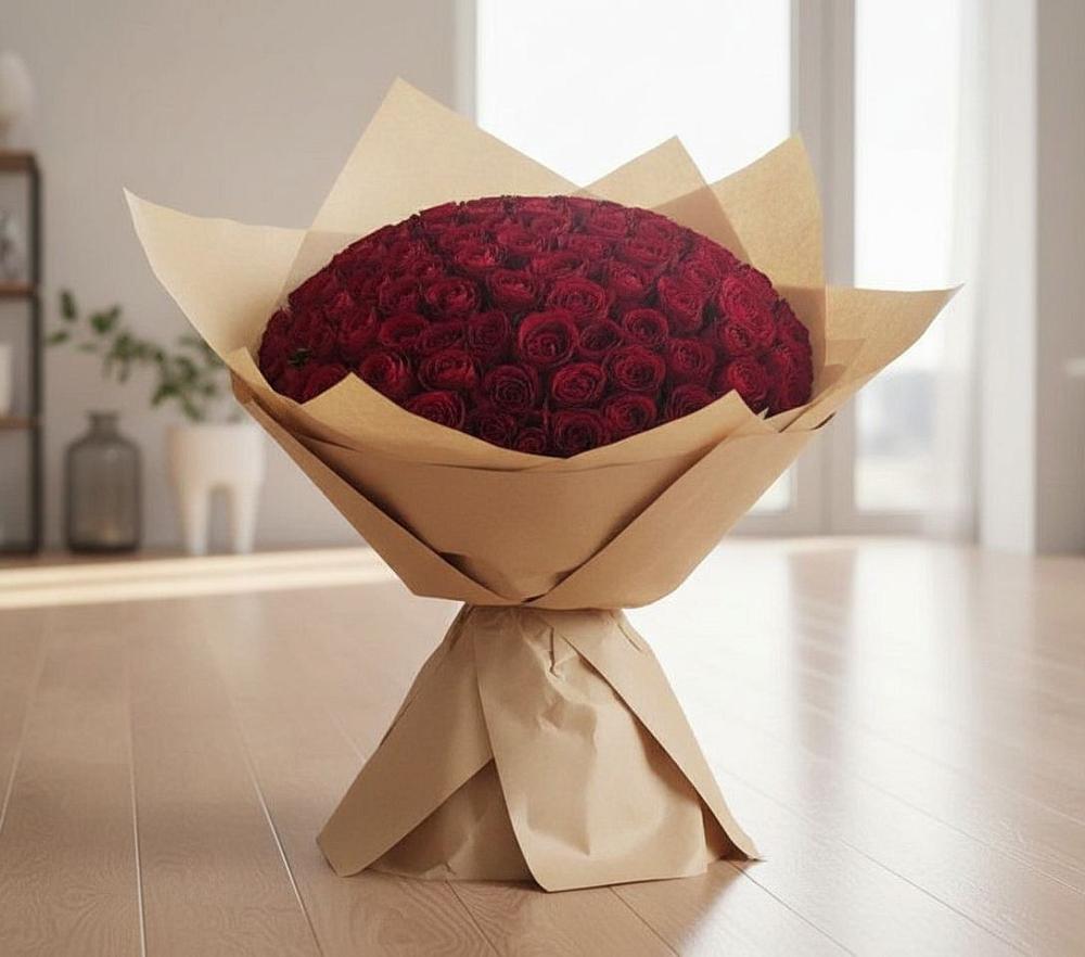 Букет 101 Красная роза в Кстово